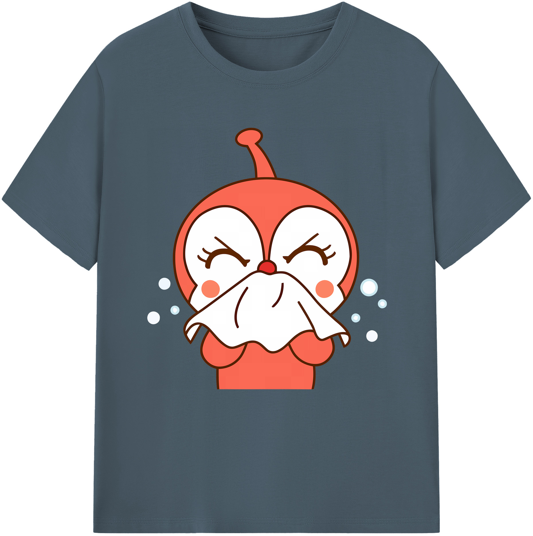 （画像用） アンパンマン Anpanman 綿100％半袖Tシャツ（フロントプリント）
